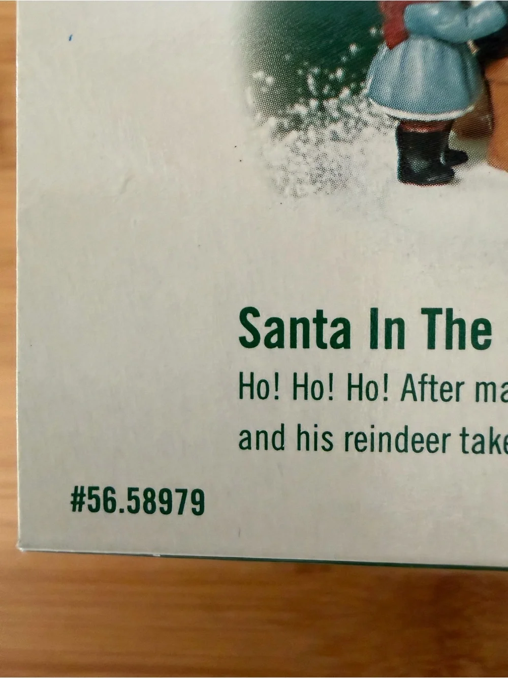 Vintage Department 56 Santa in the City Figurine. Christmas in the City Series